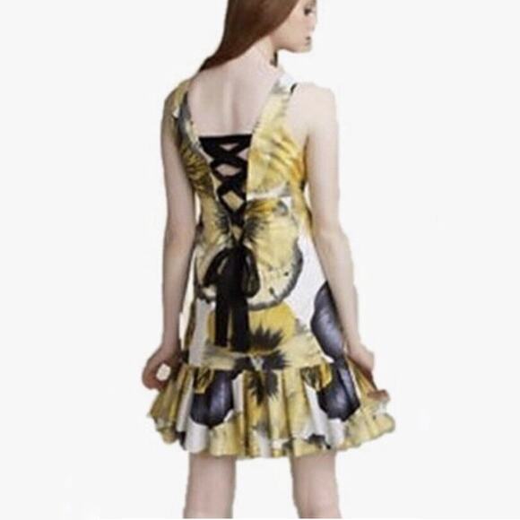 Anthropologie Leifsdottir Bellis Brushstroke MIni Dress Sz 2 - Picture 11 of 13